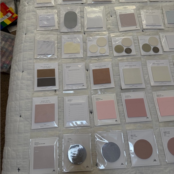 Cloth & Paper sticky notes set - Picture 2 of 5